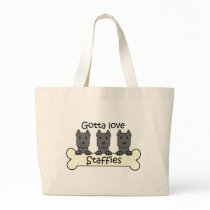 Gotta Love Staffies Tote Bag