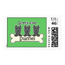 Gotta Love Staffies Stamp