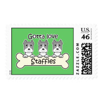 Gotta Love Staffies Stamp