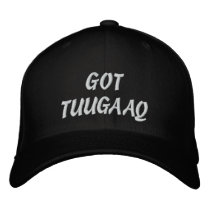 GOTTUUGAAQ, ivory, tusk embroidered hats
