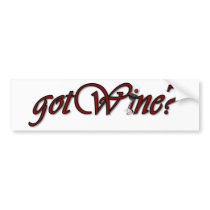 gotWine bumper stickers