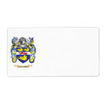 Gough Coat of Arms (Family Crest) labels