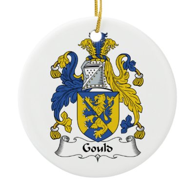 Gould Family Crest Ornaments by coatsofarms. Buy these Gould Family Crest gifts.