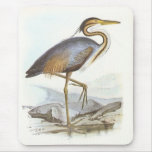 Gould - Purple Heron - Ardea purpurea mousepads