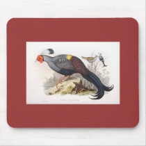 Gould - Siamese Fireback Pheasant mousepads by LisasLair Gould - Siamese Fireback Pheasant mousepads