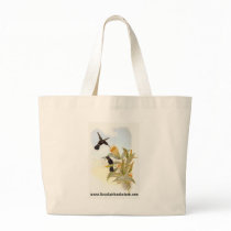 Gould - Sooty Barbed-Throat Hummingbird Tote Bags