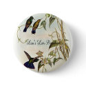 Gould - Violet-Tail Hummingbird buttons by LisasLair Gould - Violet-Tail Hummingbird buttons