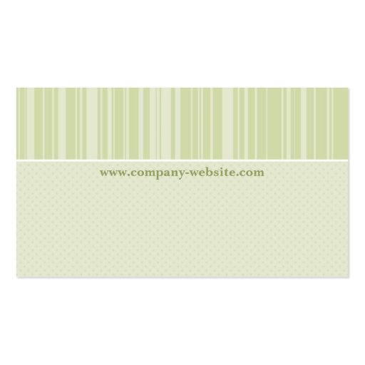 Gourmet Bistro Business Card (back side)