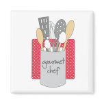 Gourmet Chef Kitchen Magnet