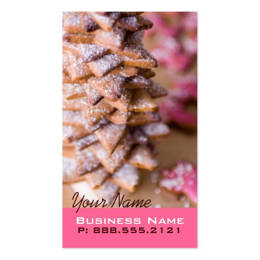 Gourmet Cookies Business Cards (front side)