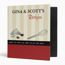 Gourmet Kitchen - Recipe's Binder