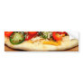 Gourmet Veggie Pizza Bumper Sticker