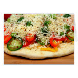 Gourmet Veggie Pizza Card
