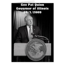 Gov Pat Quinn (Governor of illinois) cards