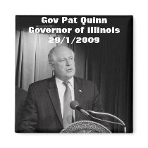 Gov Pat Quinn (Governor of illinois) magnets