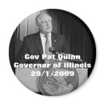 Gov Pat Quinn (Governor of illinois) Fridge Magnet