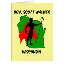 Gov Scott Walker Greeting Card