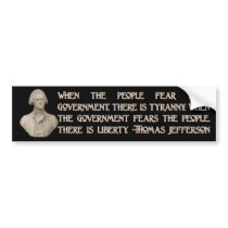 Government and the People bumper stickers