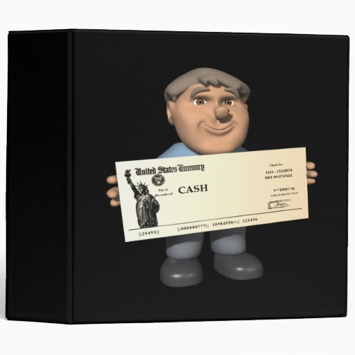 Government Check 3 Ring Binder