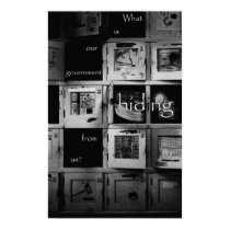 Government Conspiracy Poster posters