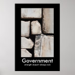 Government Demotivational Poster posters