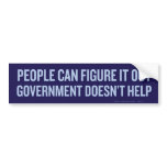 Government Doesn't Help Bumper Sticker