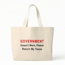 Government Doesn't Work Canvas Bags