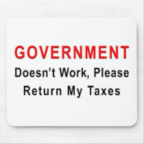 Government Doesn't Work Mouse Mats
