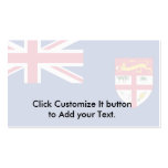 Government Ensign Of Fiji, ethnic Business Card
