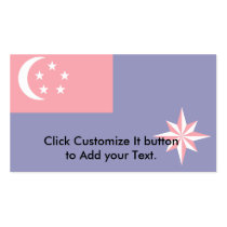 Government Ensign Of Singapore, Sierra Leone Business Card Templates
