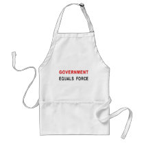 Government Equals Force Aprons