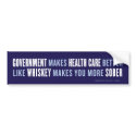 Government & Health Care Bumper Sticker bumper stickers
