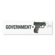 Government is force bumper stickers