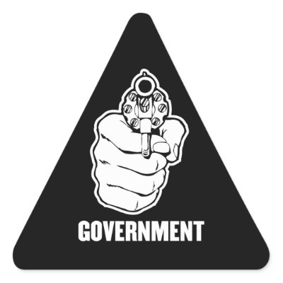 Government is Force Warning Sticker
