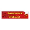 government is the problem bumper stickers by kejogre government is the problem bumper stickers