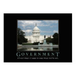 Government Motivational Parody Print
