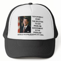Government Not Solution To Problem Is The Problem Mesh Hat