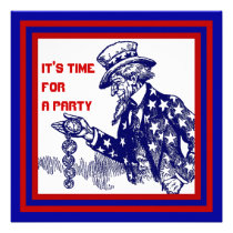 GOVERNMENT OR MILITARY RETIREMENT PARTY INVITATION invitations