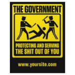 Government Warning Customizable Flyers