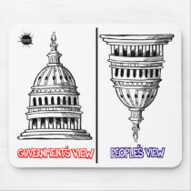 Government's View - People's View mousepads by ScottNychay Government's View - People's View mousepads