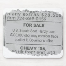 Governor Blagojevich Mouse Pad mousepads