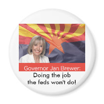 Governor Jan Brewer Refrigerator Magnet