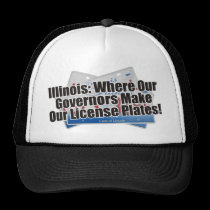 Governor License Plates Hat hats