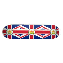Governor Of Hong Kong, China flag Skate Deck