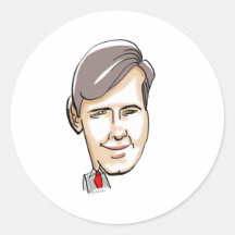 GoVeRnOr RoBeRt McDoNNeLL Round Stickers