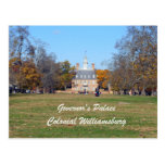 Governor's Palace, Colonial Williamsburg Post Card