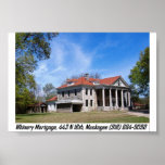 Govoners Manison Sequayah Indian Territory Posters