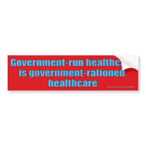 Govt Rationed Bumper bumper stickers