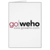 GOWEHO.COM TRENDY WEST HOLLYWOOD BRANDS GREETING CARD