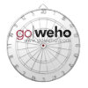 GOWEHO.COM TRENDY WEST HOLLYWOOD BRANDS DARTBOARD